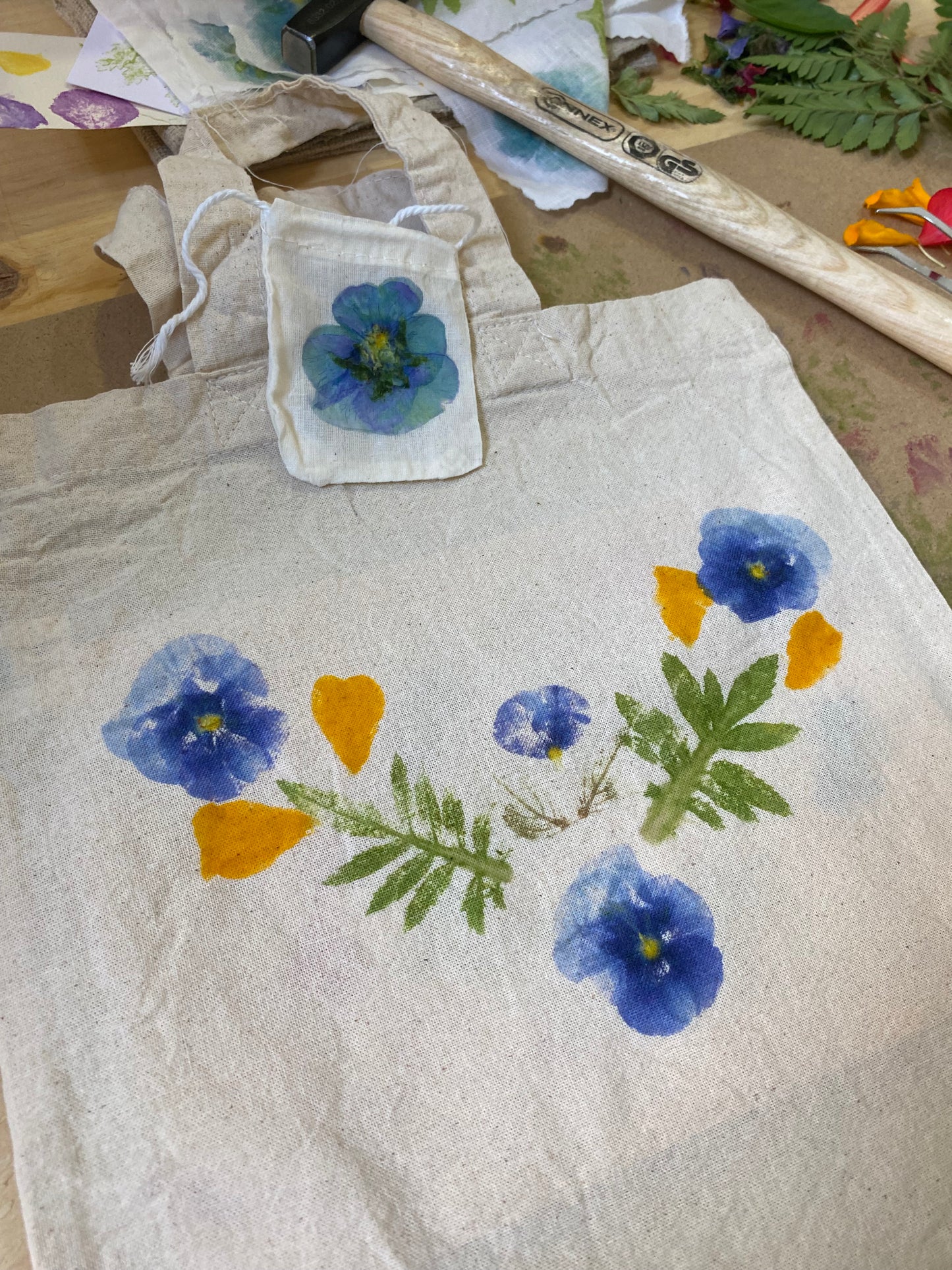 Taller Estampación Botánica