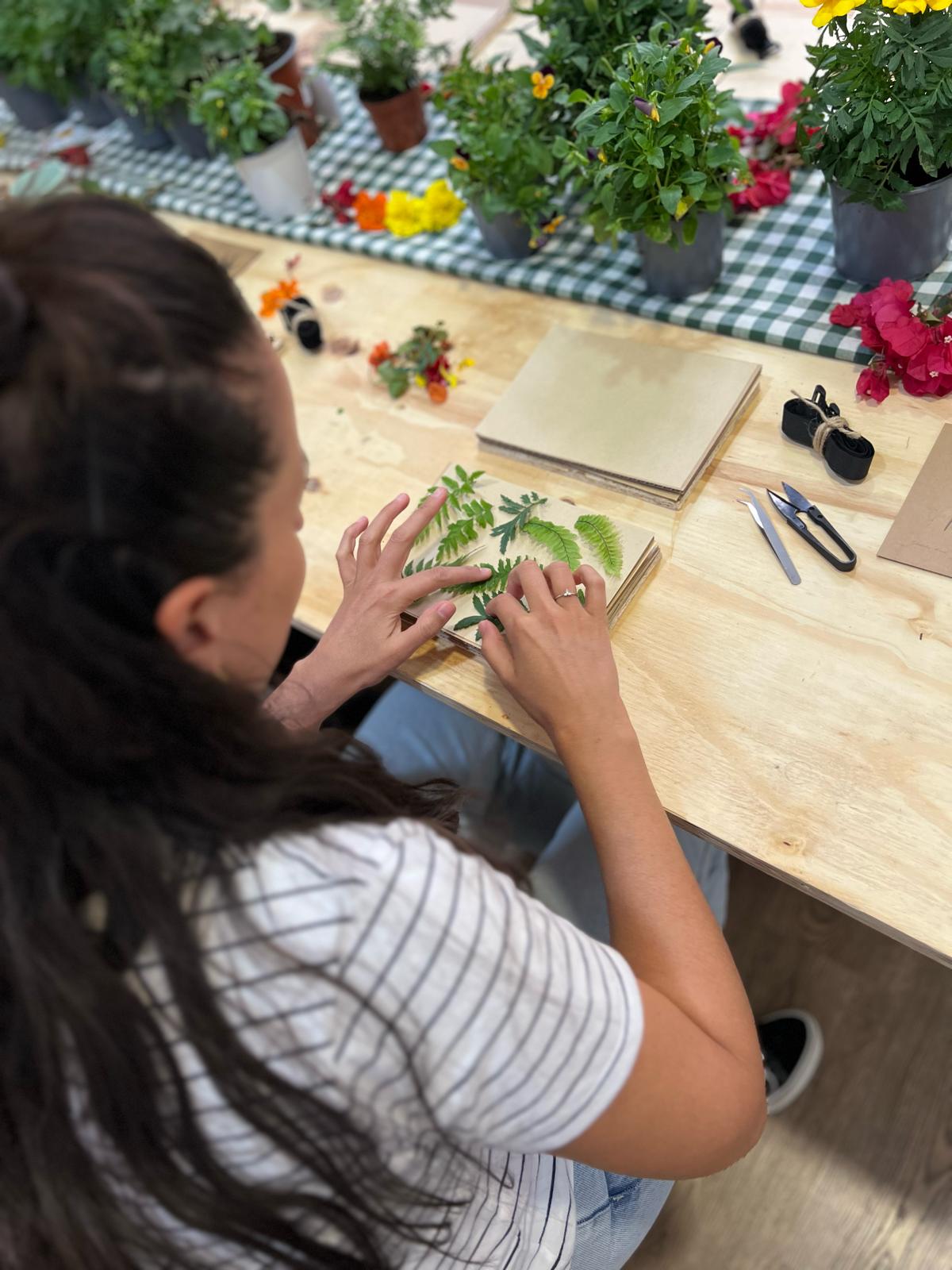 Taller de Prensado Botánico